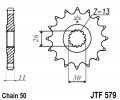 Řetězové kolečko JT JTF 579-18 18 zubů, 530